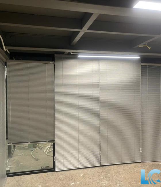 Rèm Sáo Nhôm Tone Xám Màu Mới Hiện Đại 