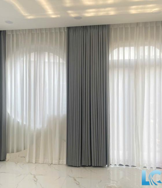  Rèm Vải 2 lớp  – Nâng tầm không gian sống từ Rèm cửa Lê Cương